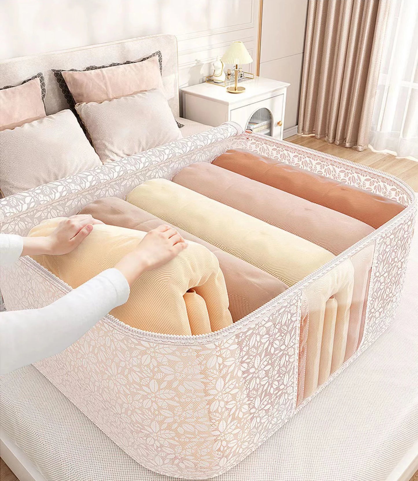 BloomBox Clear™-Boîte de rangement pliable à fleurs transparente