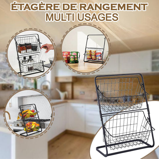 FlavorFrame™-Étagère de rangement assaisonnement