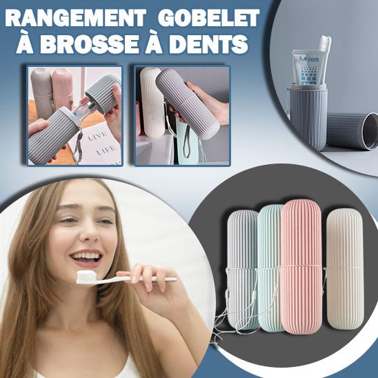 BrushBasin™ - Rangement gobelet à brosse à dents - OrdreEtStyle